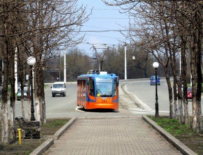 Трамвай в Енакиево - Enakievo-tram.jpg