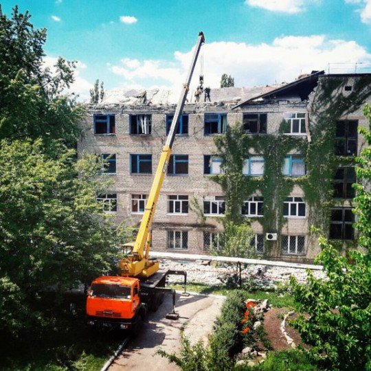 Обстановка в городе Красногоровка, перекличка и обсуждение важных событий - Krasn-ruins (1).jpg