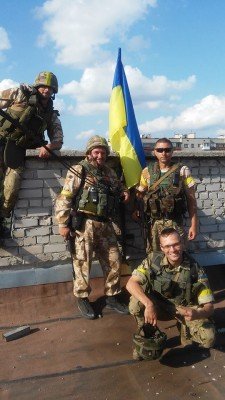 Флаг Украины над городом Попасная - Popasnaya-05.jpg