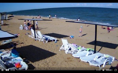 А по российскому ТВ пустые пляжи Крыма не показывают