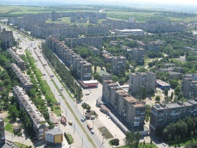 Алчевск с высоты птичьего полета