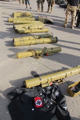 Арсенал тяжелого оружия из горисполкома