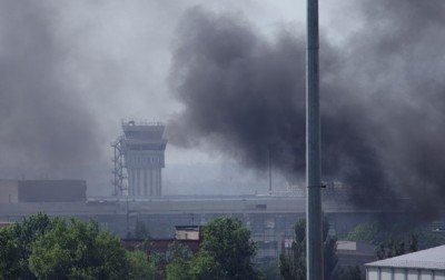 Бои на аэропорте Донецка