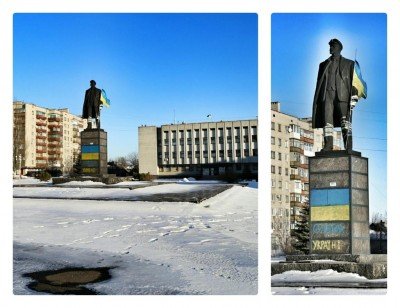 Центральная площадь города Попасная