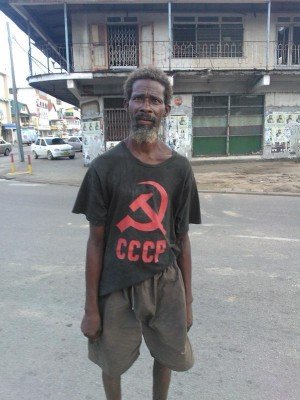 Чернокожий с майкой СССР
