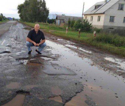 Две беды России - в одном фотоснимке