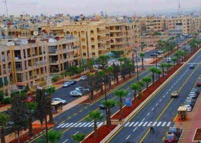 Город Алеппо, одна из центральных площадей