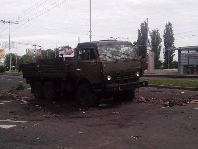 КамАЗ с трупами чеченцев