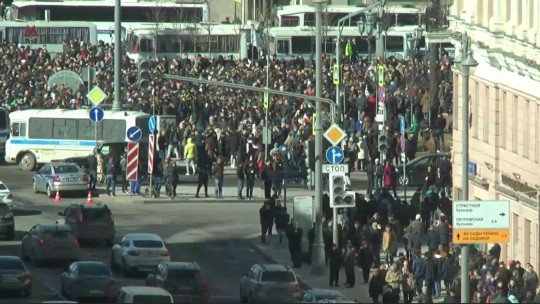 Москва сегодня, масштабная акция протеста