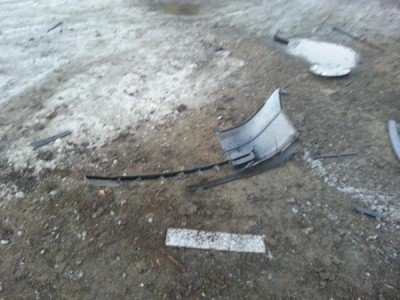 Обломки автомобиля