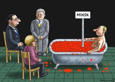 Путин купается в крови