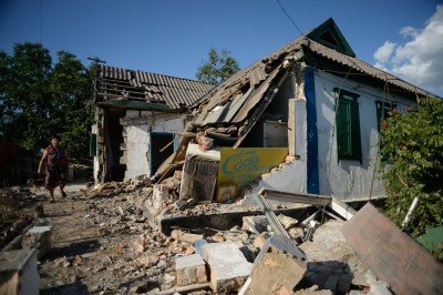 Руины частного дома