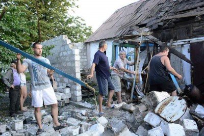 Руины частного дома
