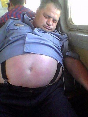 Типичный милиционер в России