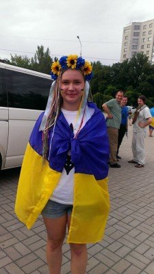 Украиночки в Мариуполе