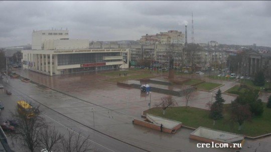 В Симферополе на площади никого