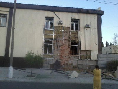Здание, предположительно относящееся к танковой базе