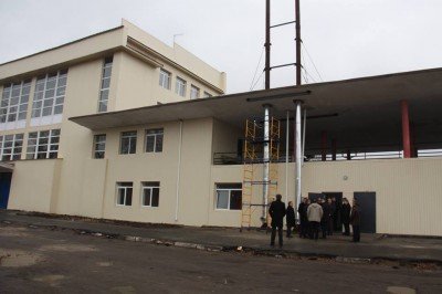 Здание вокзала сбоку